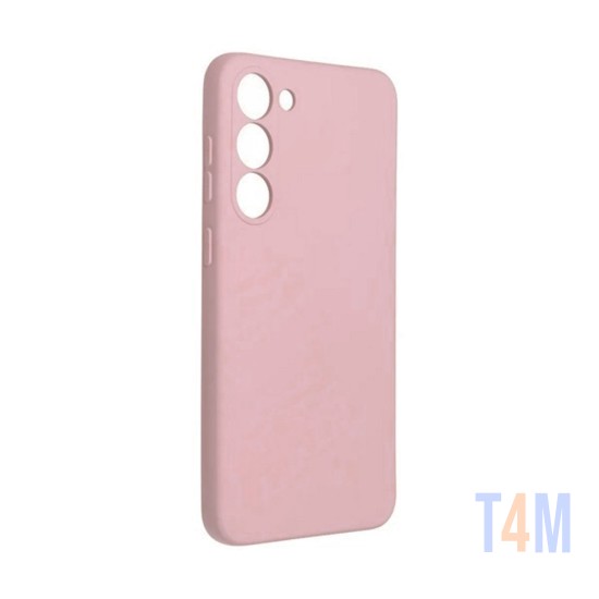 Capa de Silicone Mole para Samsung Galaxy S23 Plus Rosa